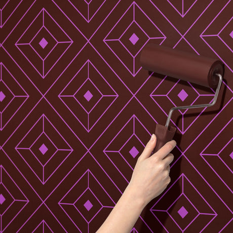 Glamorous & Bold Luxury Art Deco Wallpaper {Square Affair} Wallpaper Sckribbles