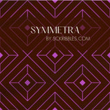 Glamorous & Bold Luxury Art Deco Wallpaper {Square Affair} Wallpaper Sckribbles Traditional - (Non-Woven) Sample 14'' x 14'' / 35 x 35 cm Symmetra
