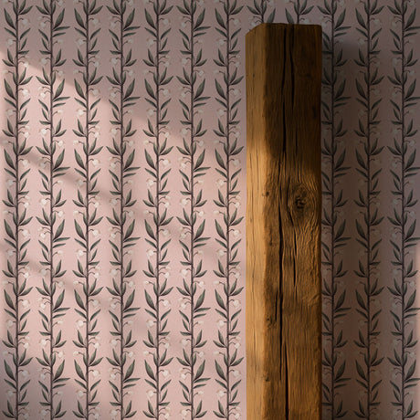 Weaving Bells | Sweet & Feminine Floral Girl's Room Wallpaper Wallpaper Sckribbles