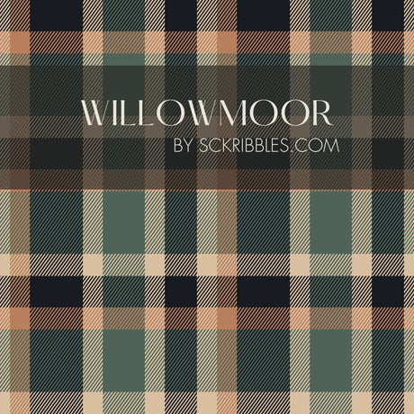 Neutral Brown Classic Traditional Plaid Wallpaper {Willowmoor} Wallpaper Sckribbles