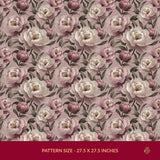 Peony Perfection | Floral Pink & Cream Flower Wallpaper Wallpaper Sckribbles