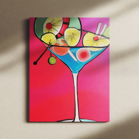 Printable Colorful Cocktail Drink Wall Art - Digital Download {Cocktail Love} Printable Digital Art Sckribbles   