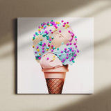 Printable Ice Cream Wall Art Gallery Set of 3 - Digital Download {Vacation Vibes} Printable Digital Art Sckribbles   