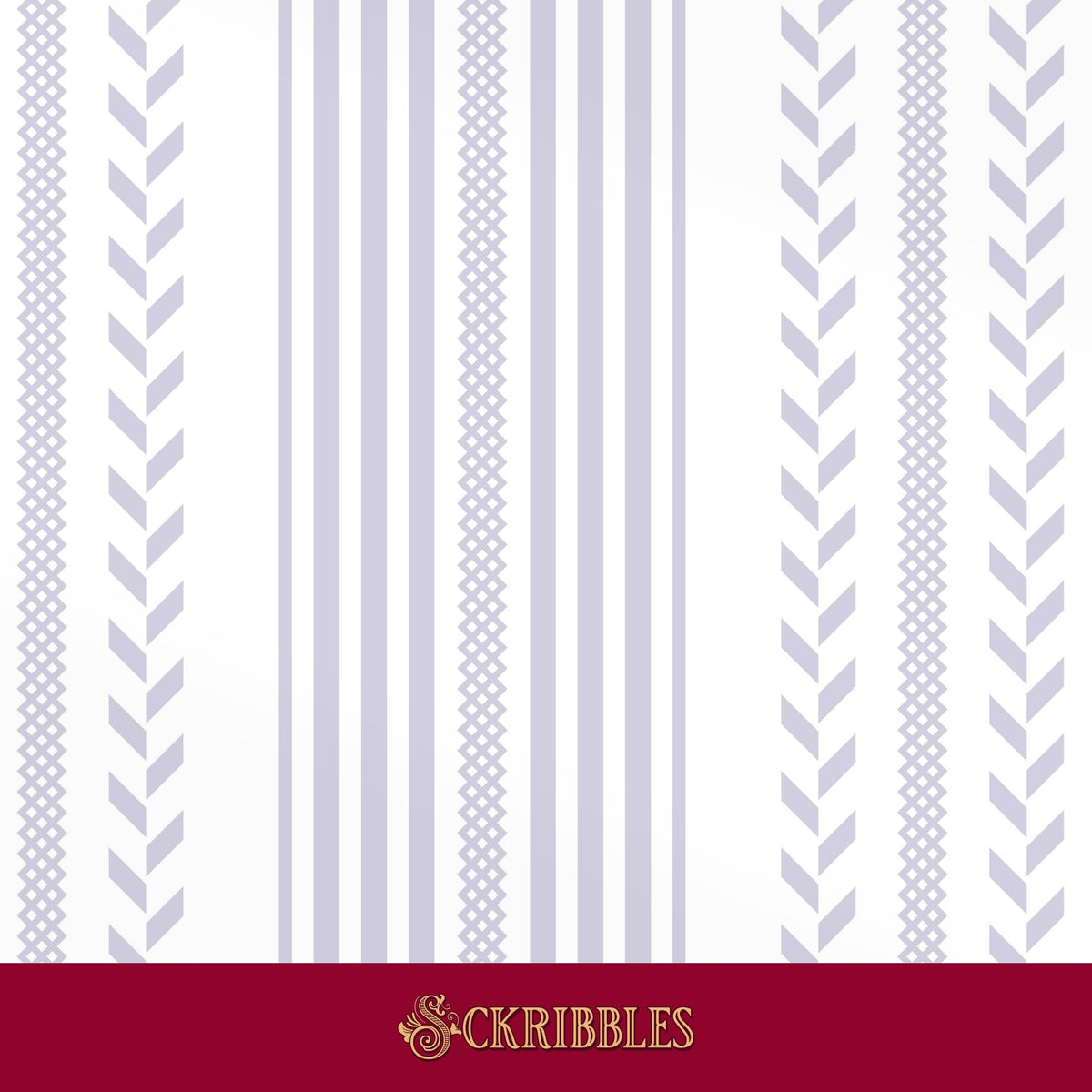 Purple and white wallpaper.