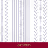 Purple and white wallpaper.