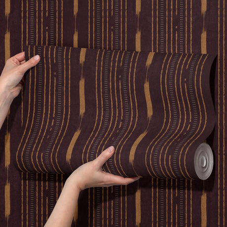 Rustic Grunge Organic Weathered Striped Wallpaper {Drifted Grain} Wallpaper Sckribbles