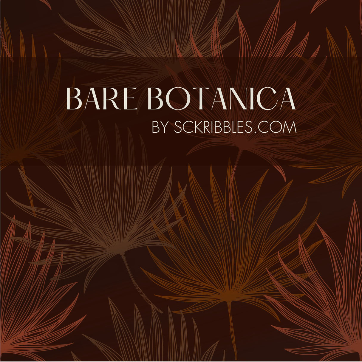 Flamboyant Tropical Palm Leaf Fronds Wallpaper {Sheer Palms} Wallpaper Sckribbles