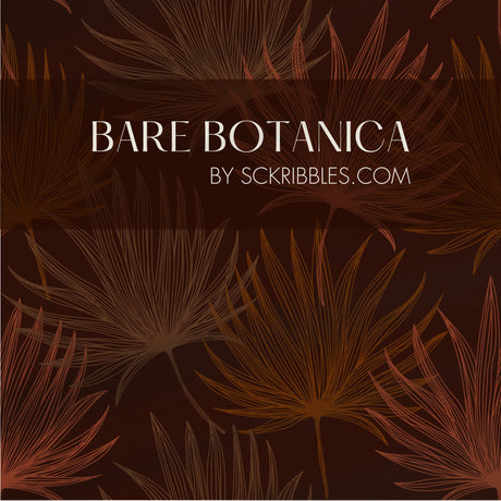 Flamboyant Tropical Palm Leaf Fronds Wallpaper {Sheer Palms} Wallpaper Sckribbles