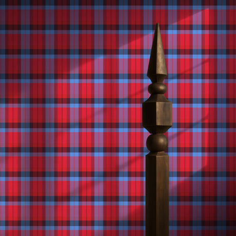 Bright Bold Red & Blue Plaid Wallpaper {Fireside Tartan} Wallpaper Sckribbles