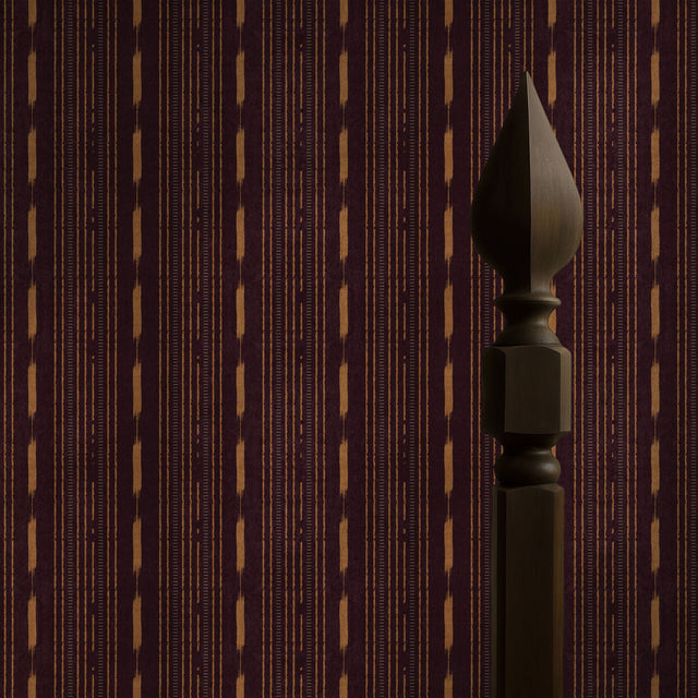 Drifted Grain | Rustic Grunge Organic Weathered Striped Wallpaper Wallpaper Sckribbles