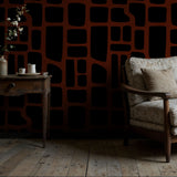 Bold Abstract Geometrical Masculine Wallpaper {Noir Swell} Wallpaper Sckribbles