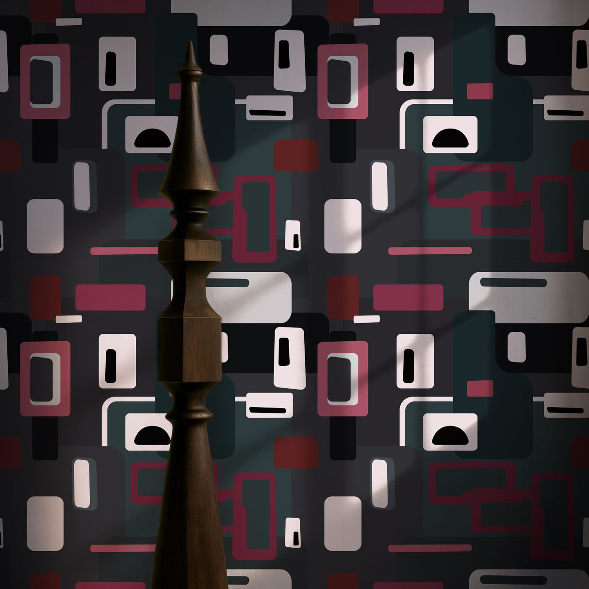 Mellow Pop | Groovy Mid-Century Modern 1970s Wallpaper Wallpaper Sckribbles