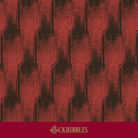 Red grunge Art Deco wallpaper.