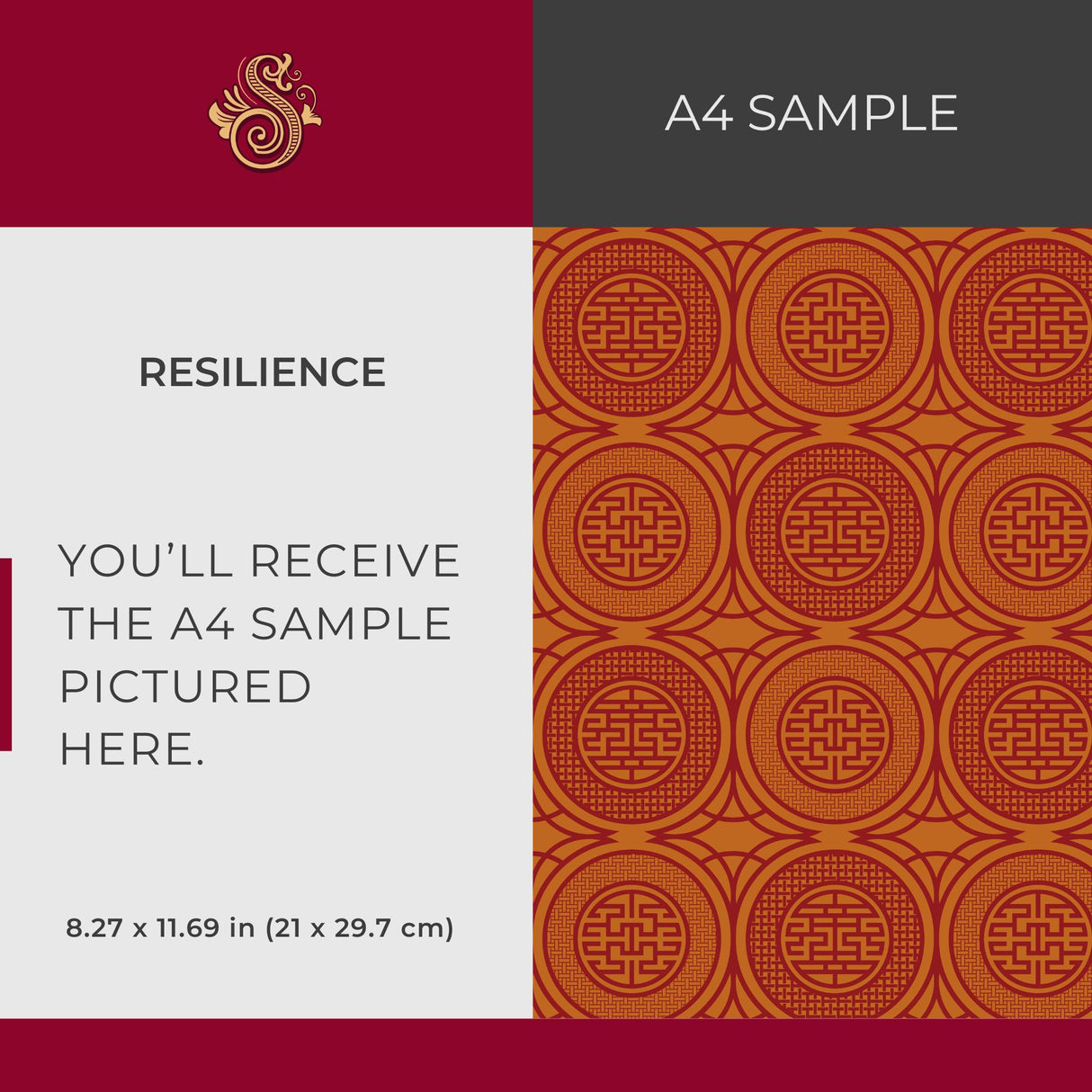 Harmony Rising | Dramatic Bright Geometrical Chinese Wallpaper