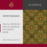 Retro Radiance | Groovy Vintage Intricate Hippy Mandala Wallpaper
