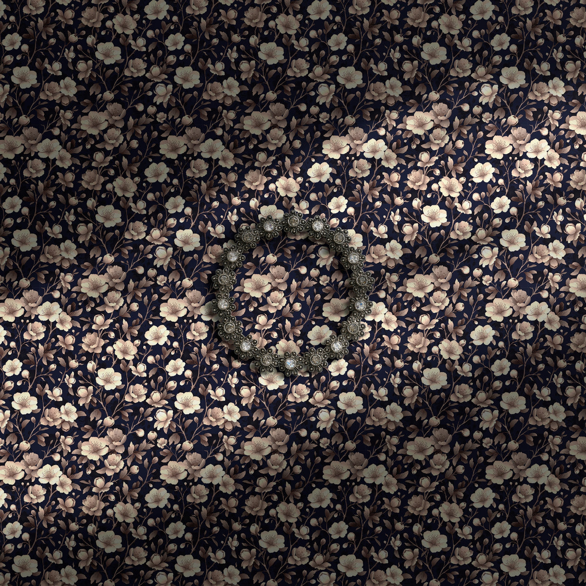 Sakura wallpaper on a dark blue background.