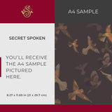 Dreamy Birds | Dark Moody Muted Whimsical Bird Wallpaper