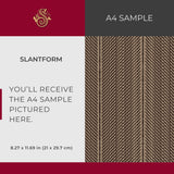 Slantform | Brown Organic Rustic Grunge Striped Wallpaper
