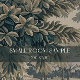 Vintage Scenic Botanical Trees Wallpaper Mural {The Tapestry Garden} Wallpaper Mural Sckribbles Traditional - (Non-Woven) Small Room Sample - 28'' x 28'' / 71 x 71 cm