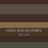 Dramatic Neutral Horizontal Striped Wallpaper Mural {Claystone Stripe} Wallpaper Mural Sckribbles Peel & Stick - (Budget) Small Room Sample - 28'' x 28'' / 71 x 71 cm