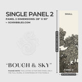 Scenic Trees Forest Landscape Wallpaper Mural {Bough & Sky} Wallpaper Mural Sckribbles
