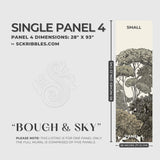 Scenic Trees Forest Landscape Wallpaper Mural {Bough & Sky} Wallpaper Mural Sckribbles
