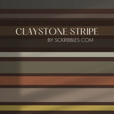 Dramatic Neutral Horizontal Striped Wallpaper Mural {Claystone Stripe} Wallpaper Mural Sckribbles