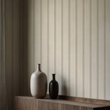 Feminine Cream Spotty Vertical Striped Wallpaper {Romantic Spots} Wallpaper Sckribbles