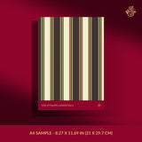 Regal Stripes | Classic Masculine Striped Wallpaper