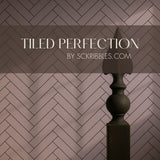 Classic Sub | Timeless Minimalist Geometrical Subway Tiles Wallpaper