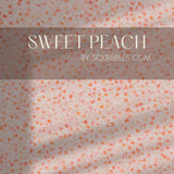 Cute Feminine Coral Pink Floral Wallpaper {Sweet Peach} Wallpaper Sckribbles   