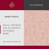 Sweet Peach | Cute Feminine Coral Pink Floral Wallpaper Wallpaper Sckribbles