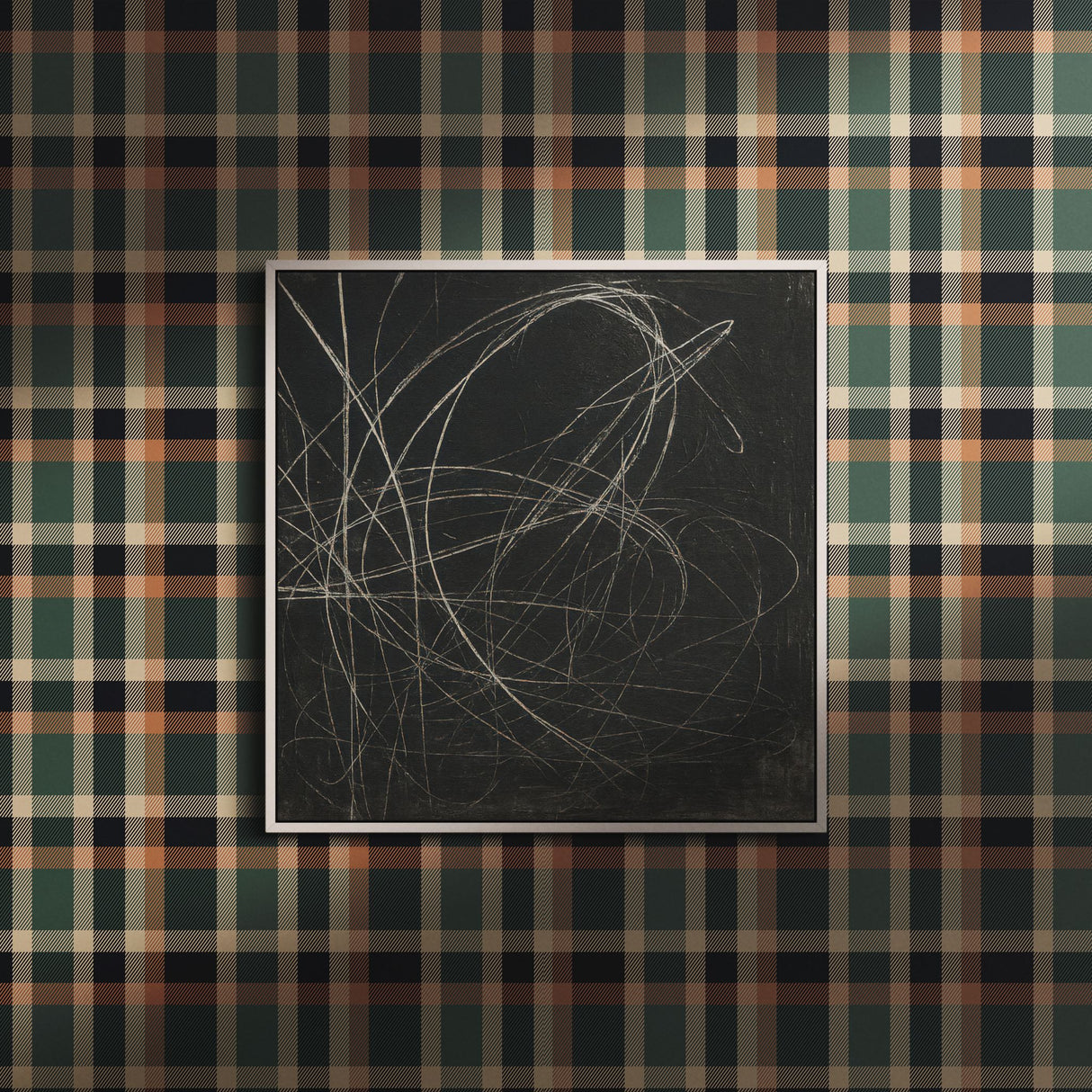 Neutral Brown Classic Traditional Plaid Wallpaper {Willowmoor} Wallpaper Sckribbles