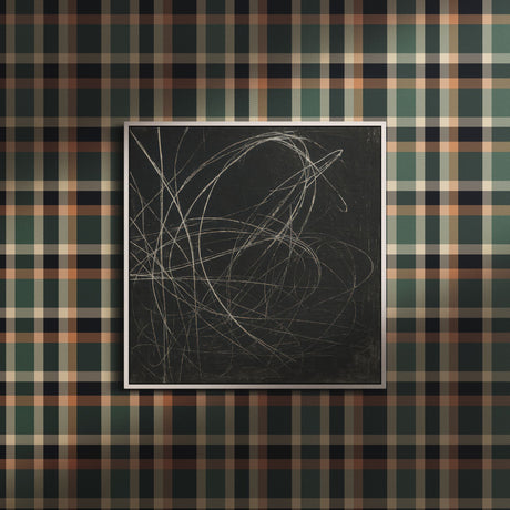 Neutral Brown Classic Traditional Plaid Wallpaper {Willowmoor} Wallpaper Sckribbles