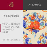 The Cat's Nads | Fun, Colorful & Whimsical Animal Wallpaper