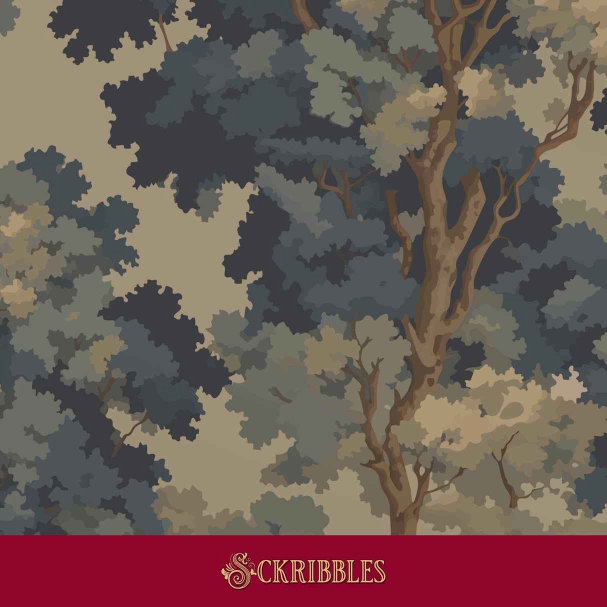 Moody tree wallpaper.