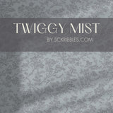 Silver-Gray Elegant Floral Botanical Wallpaper {Twiggy Mist} Wallpaper Sckribbles   