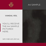 Vandal Veil | Black/Brown & Gray Moody Grunge Abstract Wallpaper