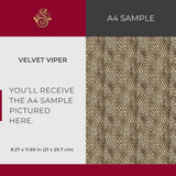 Velvet Viper | Brown Snakeskin Animal Print Wallpaper