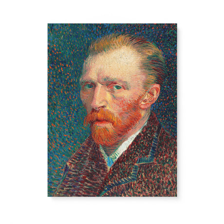 Vincent van Gogh's Self-Portrait (1887) Wall Art Canvas Print Canvas Wall Art Sckribbles 18x24  