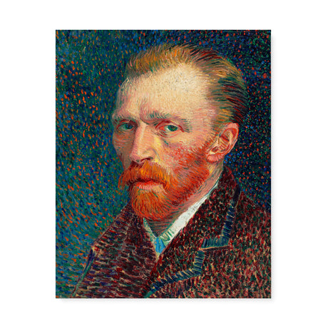 Vincent van Gogh's Self-Portrait (1887) Wall Art Canvas Print Canvas Wall Art Sckribbles 24x30  