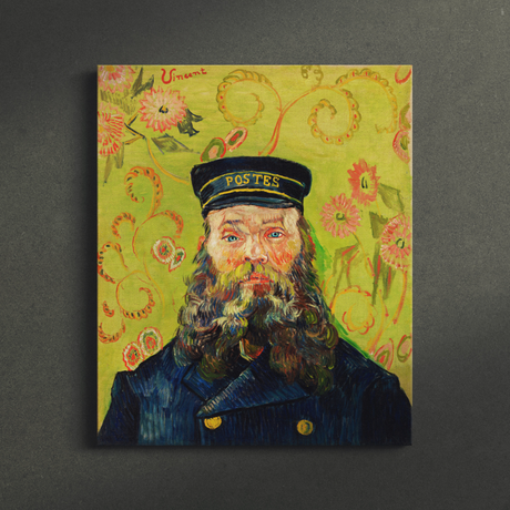 "The Postman" Wall Art Canvas Print by Vincent van Gogh Canvas Wall Art Sckribbles   
