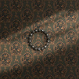 Moody vintage wallpaper with antique-style birds, berries, and flowers.