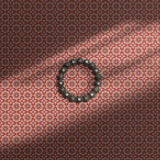 Warm-toned prism tiled wallpaper.