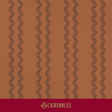 A warm terracotta brown wallpaper.