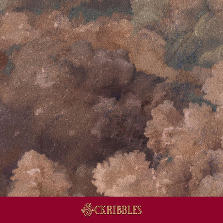 Warm vintage clouds wallpaper.