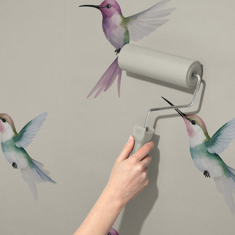 Sweet Feminine Watercolor Hummingbird Wallpaper {Dreamy Flight} Wallpaper Sckribbles   