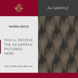 Rebel Deco | Moody Organic Grunge Art Deco Wallpaper Wallpaper Sckribbles Signature - Premium Non-Woven A4 Sample - 8.3 × 11.7 in (21 × 29.7 cm) Worn Deco