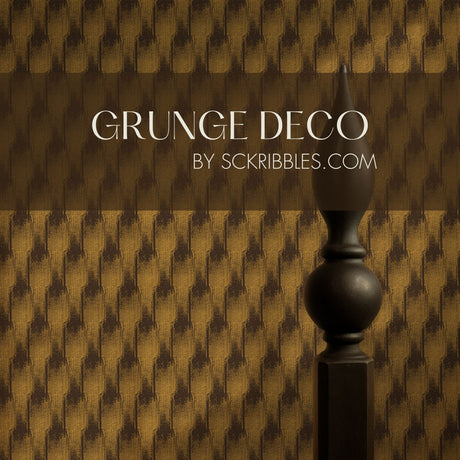 Rebel Deco | Moody Organic Grunge Art Deco Wallpaper Wallpaper Sckribbles