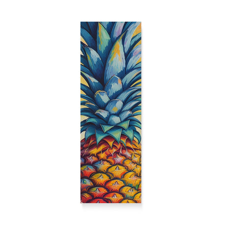 Colorful Kitchen Wall Art Canvas {Pineapple Pizazz} Canvas Wall Art Sckribbles 10x30  